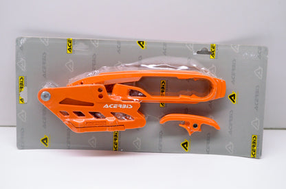 Acerbis 2462630036 Chain Guide & Slider Kit Orange NOS