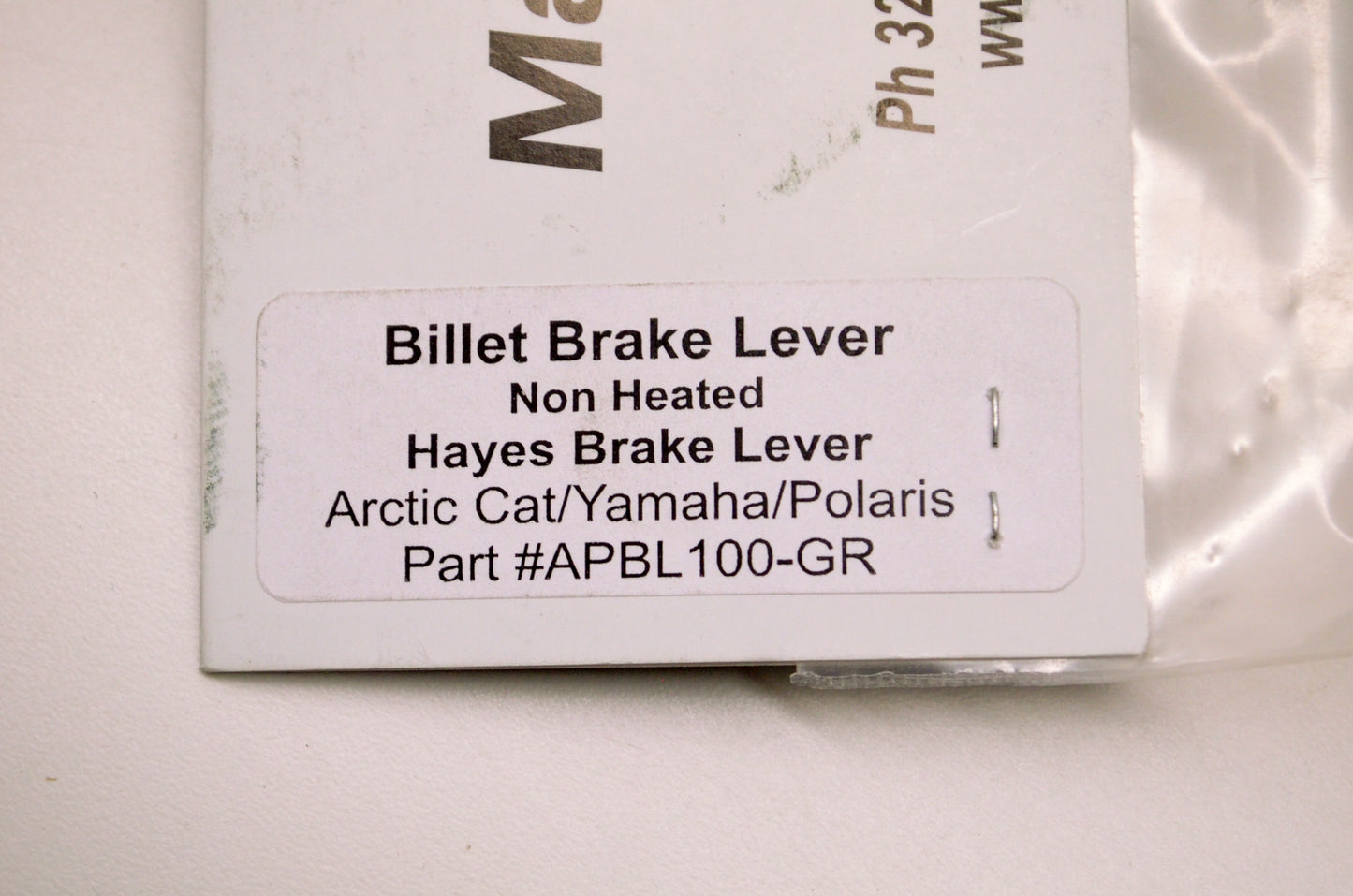Skinz Protective Gear APBL100-GR Adjustable Brake Lever NOS