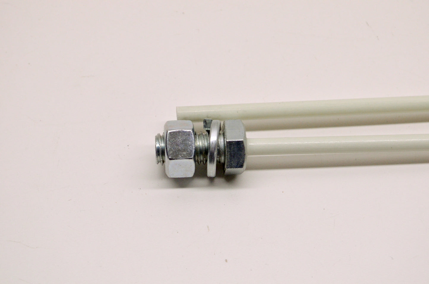 7' Whip with Flag (White) 2 pcs NOS