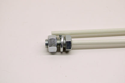 7' Whip with Flag (White) 2 pcs NOS