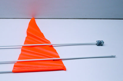 Safety Vehicle 0521-0020 8 Foot Flag 3 Piece NOS