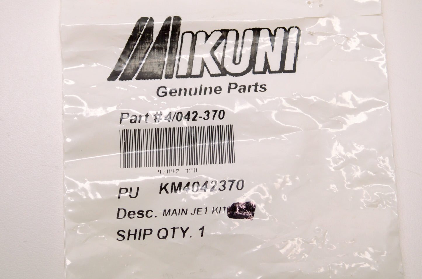 Mikuni 4/042-370 Main Jet #370 Qty 2 NOS
