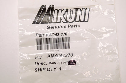 Mikuni 4/042-370 Main Jet #370 Qty 2 NOS