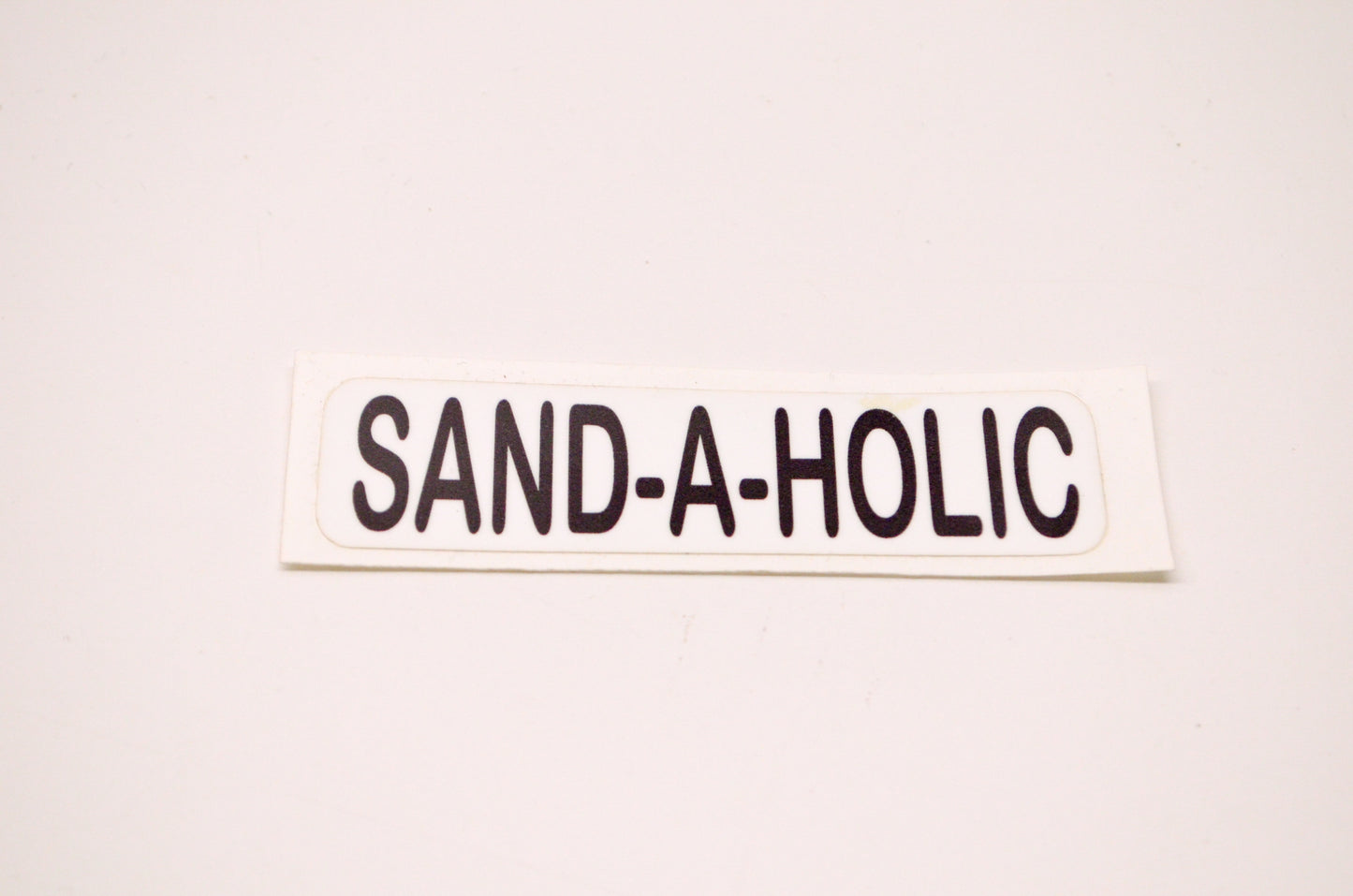 Aftermarket SAND-A-HOLIC Decal Black NOS