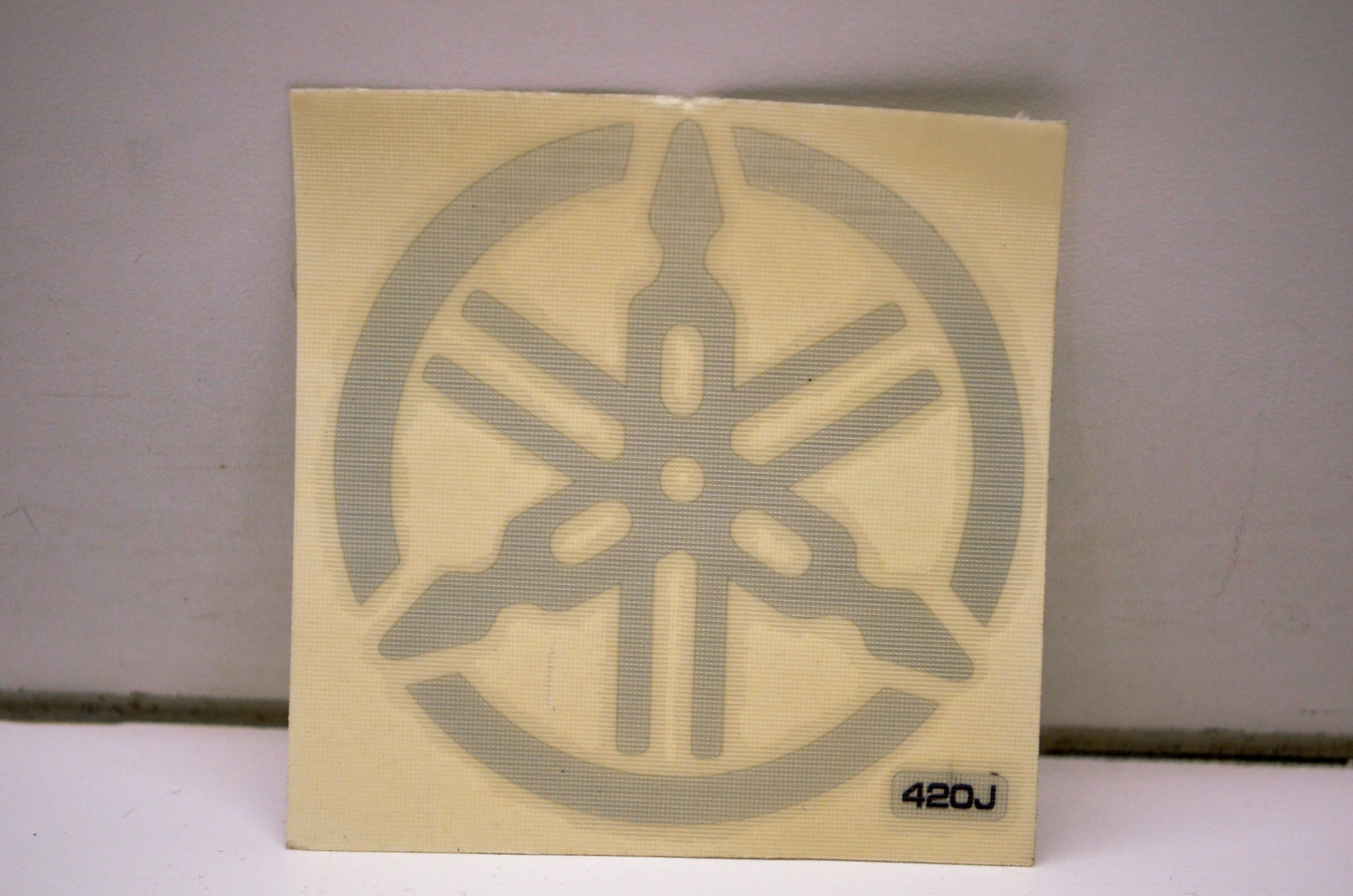 Yamaha Tuning Fork Decal Grey NOS