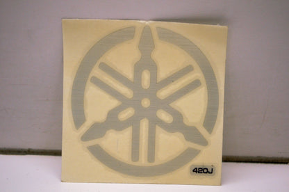 Yamaha Tuning Fork Decal Grey NOS