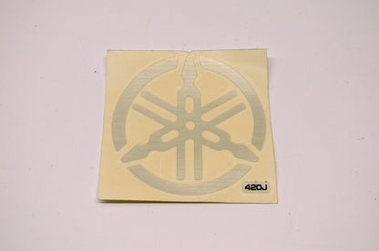 Yamaha Tuning Fork Decal Grey NOS