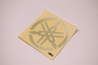 Yamaha Tuning Fork Decal Grey NOS