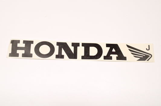 Aftermarket Honda Logo 12" Decal Black NOS