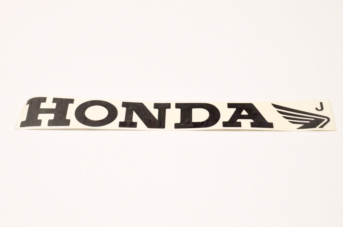 Aftermarket Honda Logo 12" Decal Black NOS