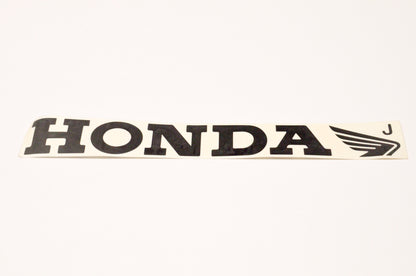 Aftermarket Honda Logo 12" Decal Black NOS