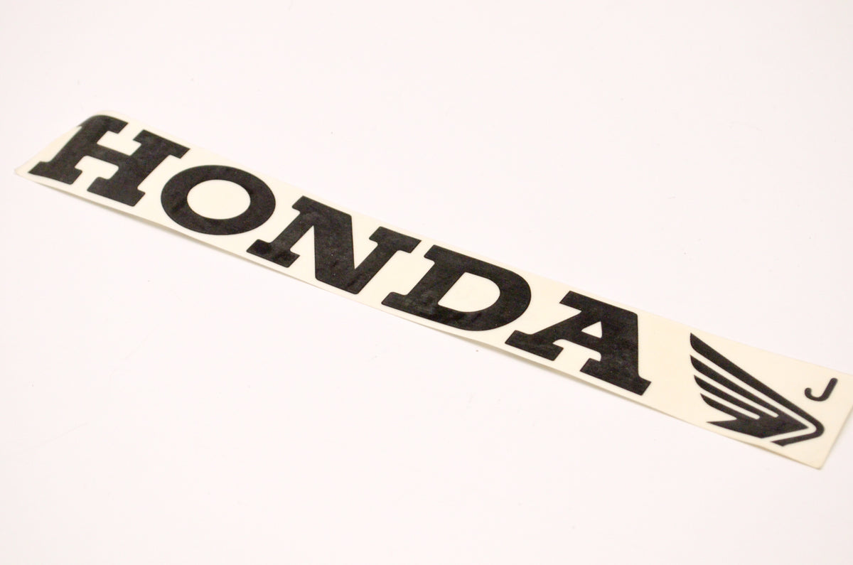 Aftermarket Honda Logo 12" Decal Black NOS