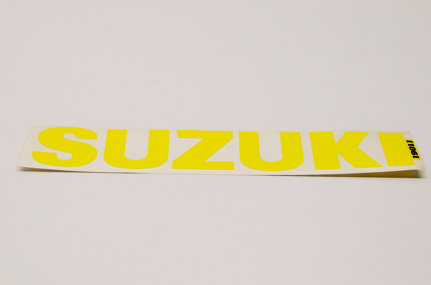 Aftermarket Suzuki Logo 12" Decal Yellow NOS