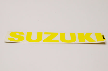 Aftermarket Suzuki Logo 12" Decal Yellow NOS