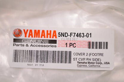 OEM Yamaha 5ND-F7463-01-00 Right Footwell Cover 2 NOS