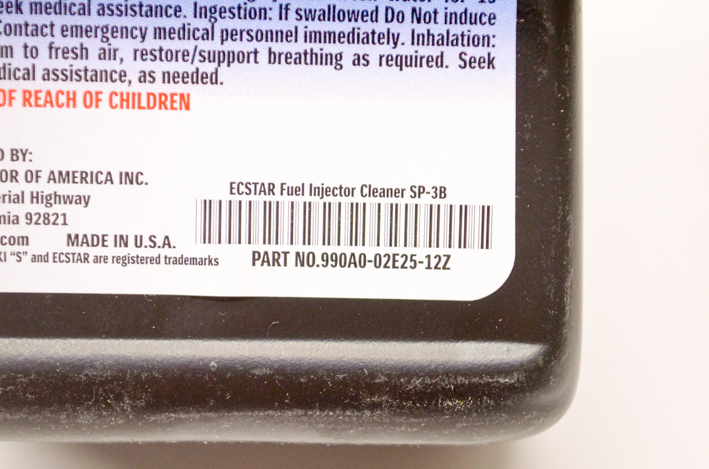 OEM Suzuki 990A0-02E25-12Z ECSTAR Fuel Injector Cleaner NOS