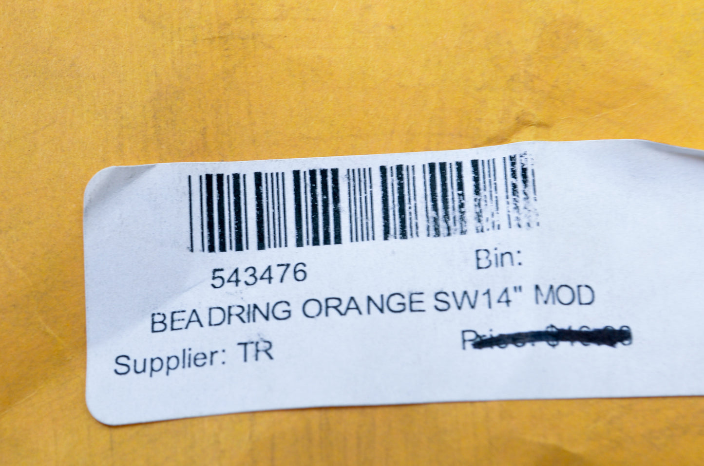Aftermarket 543476 Orange Bead Ring NOS