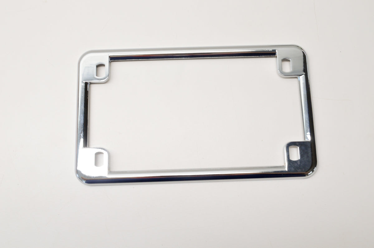Chris Products 0600, 596592 Motorcycle License Plate Frame Chrome NOS