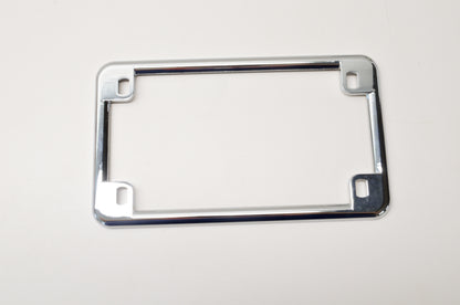Chris Products 0600, 596592 Motorcycle License Plate Frame Chrome NOS