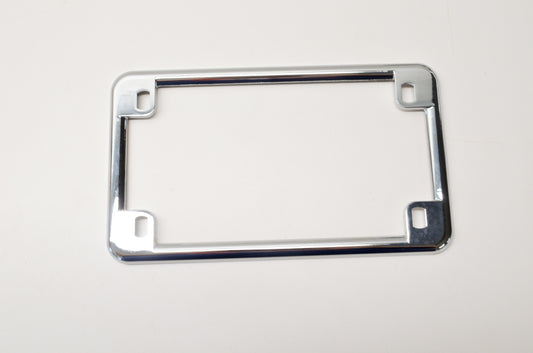 Chris Products 0600, 596592 Motorcycle License Plate Frame Chrome NOS