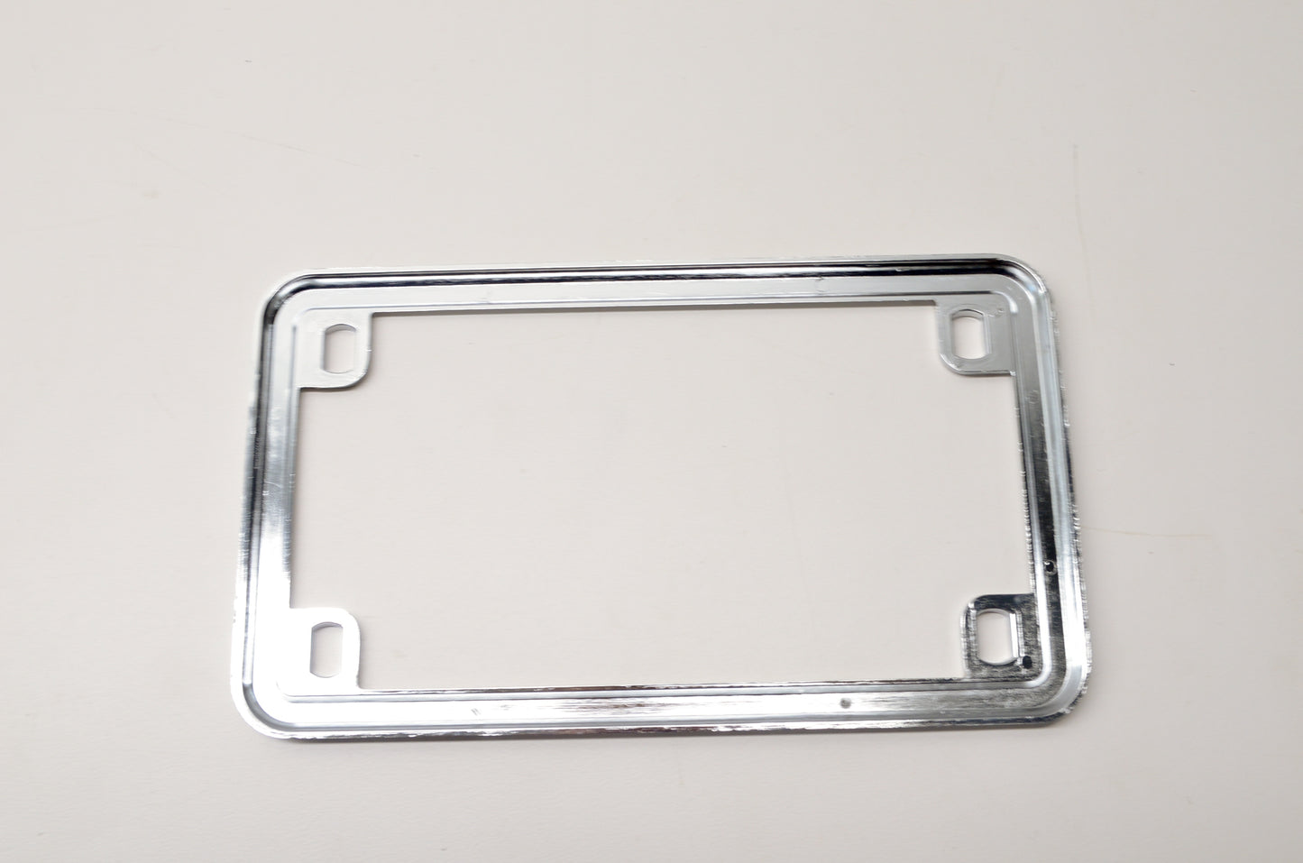 Chris Products 0600, 596592 Motorcycle License Plate Frame Chrome NOS
