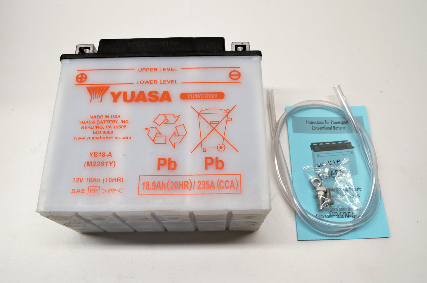 YUASA YB18-A Dry Powersports Battery