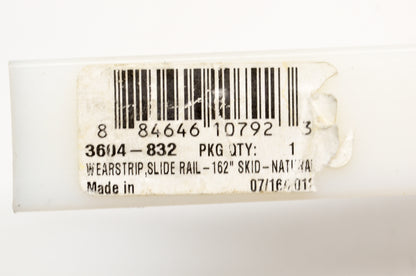 OEM Arctic Cat 3604-832 White Wear Strip 162' NOS