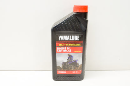 YamaLube LUB-05W30-AP-12 Engine Oil 4 Stroke Sae5W-30 1 Qt Bottle NOS