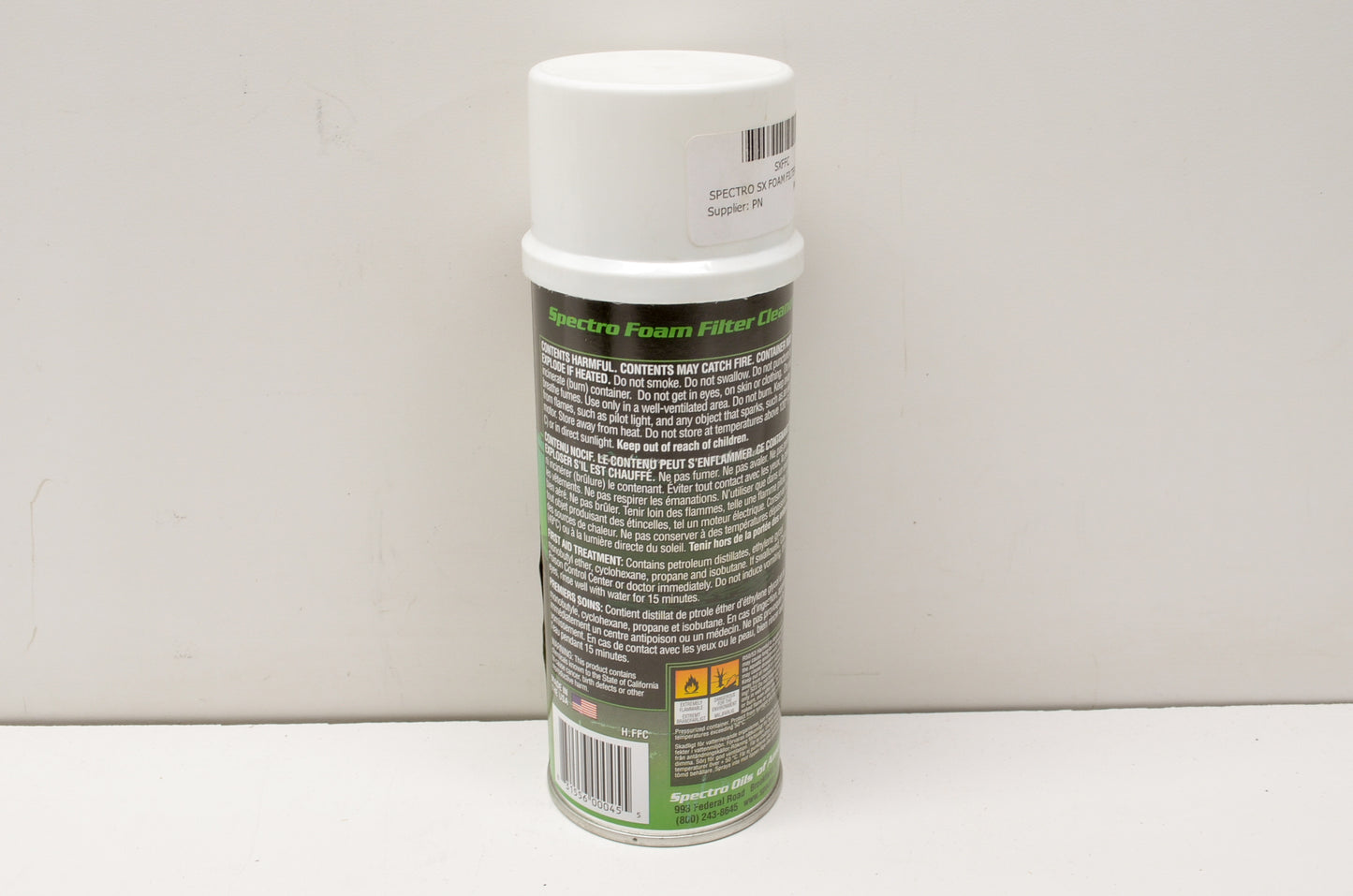 Spectro SXFFC Filter Cleaner 12 Oz Can