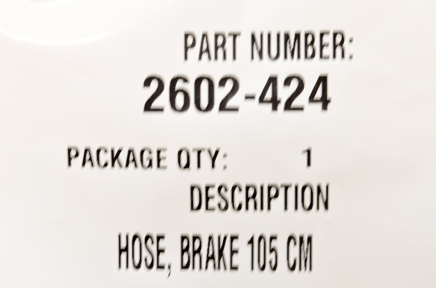 OEM Arctic Cat 2602-424 Brake Line Hose NOS