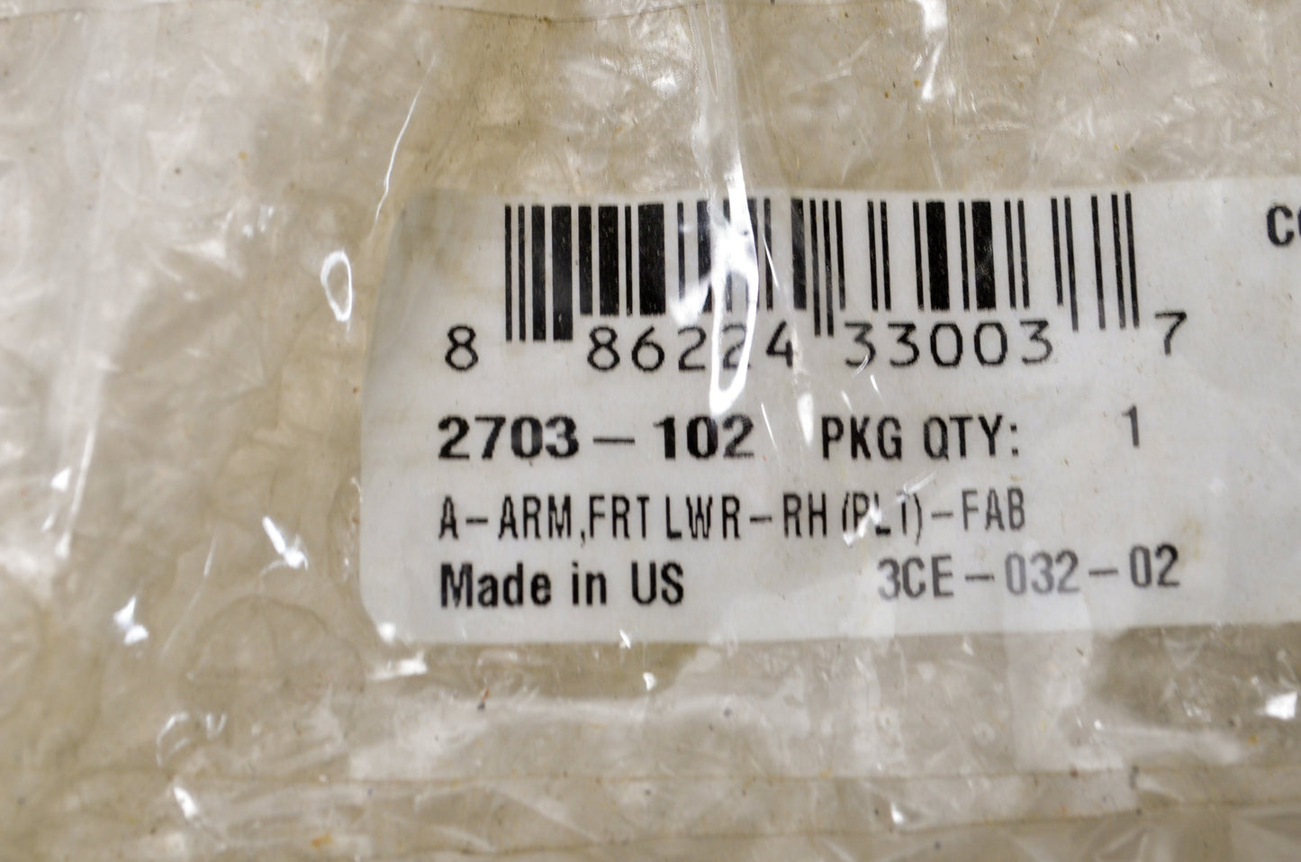 OEM Arctic Cat 2703-102 Front Lower Right A Arm