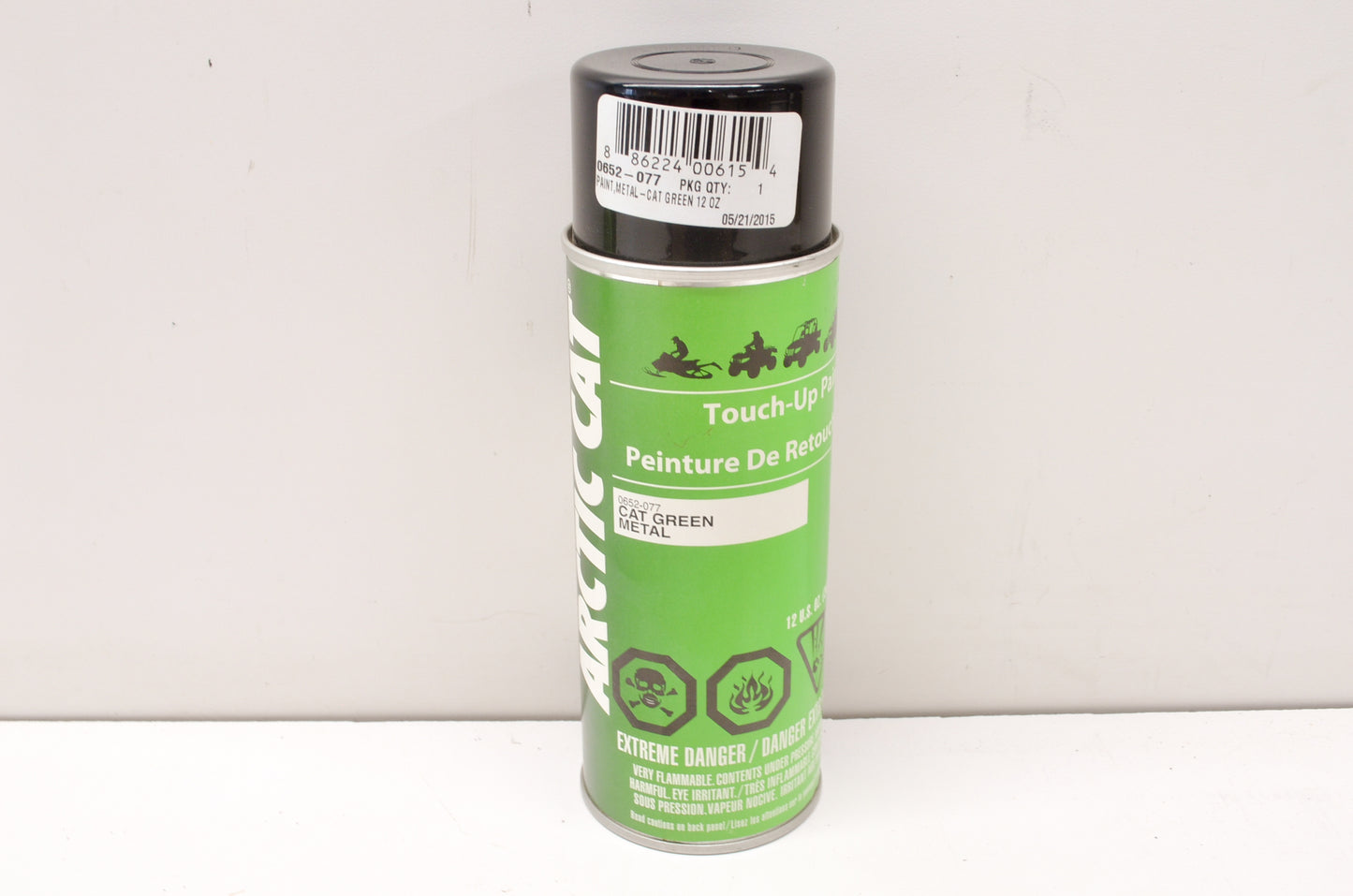 OEM Arctic Cat 0652-077 Cat Green Metal Spray 12 Oz Can