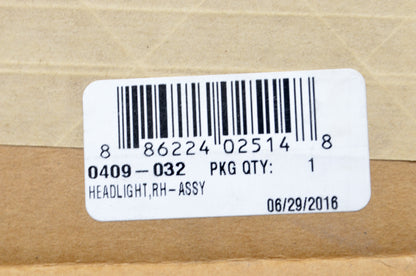 OEM Arctic Cat 0409-032 Right Hand Headlight Assembly NOS