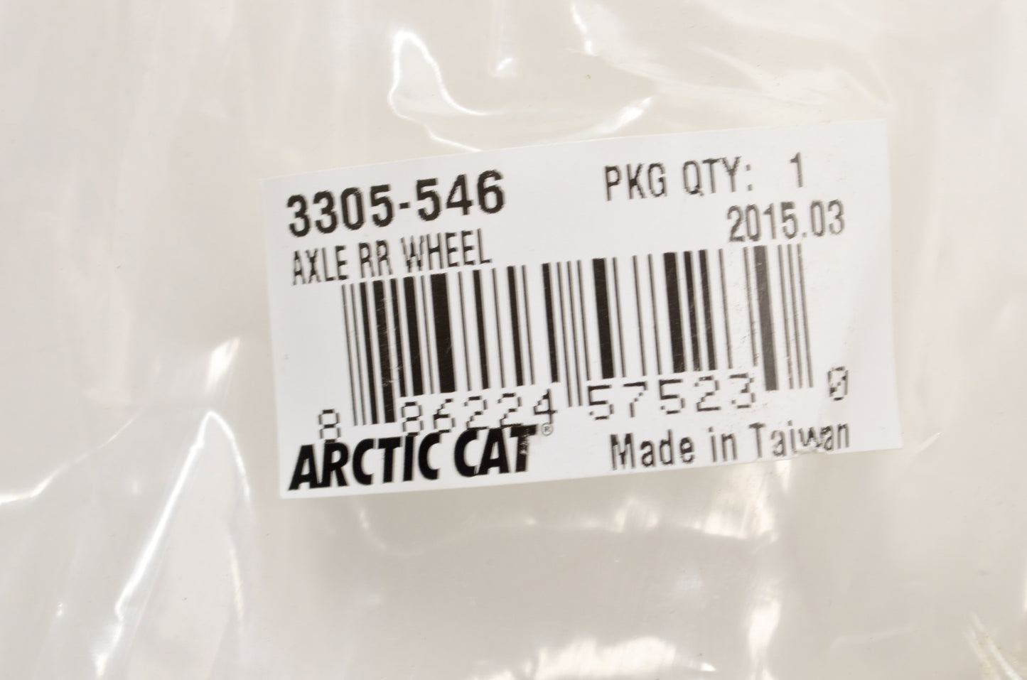 New OEM Arctic Cat 3305-546 Rear Wheel Axle NOS