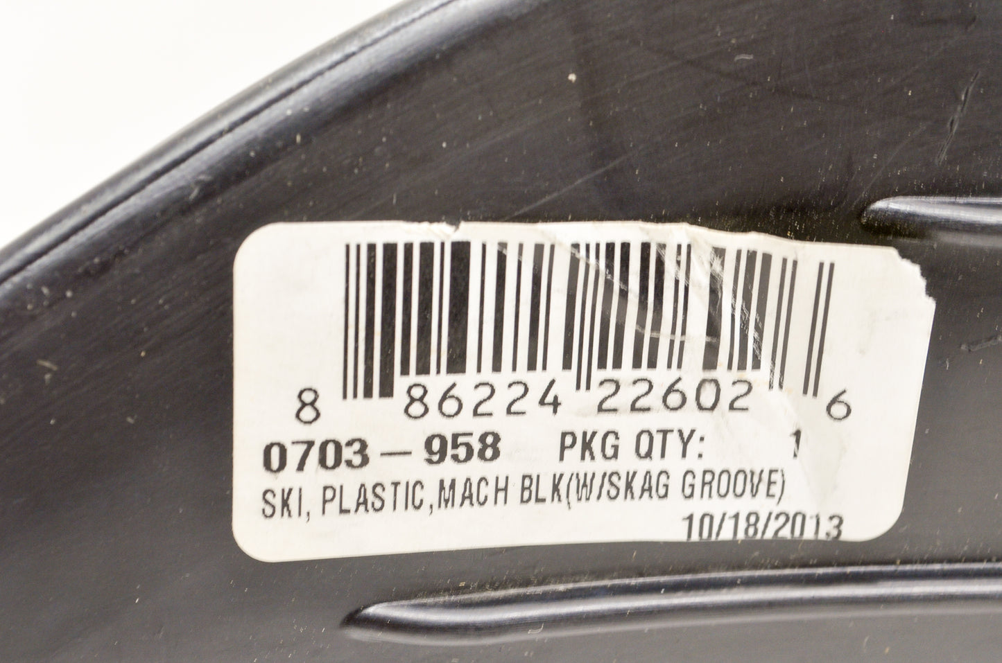 OEM Arctic Cat 0703-958 Black Plastic Ski NOS