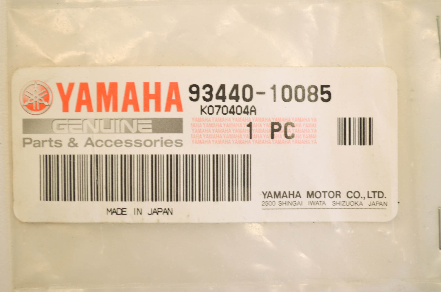 OEM Yamaha 93440-10085-00 Outer Circlip NOS