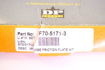 Moose Racing F70-5171-3 Clutch Friction Plate Kit NOS