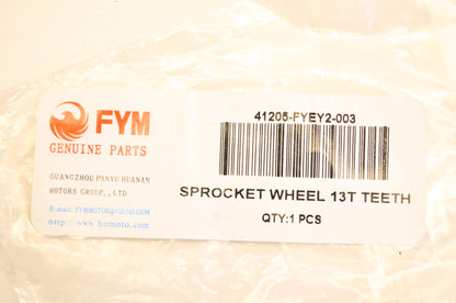 FYM 41205-FYEY2-003 Sprocket 13T NOS