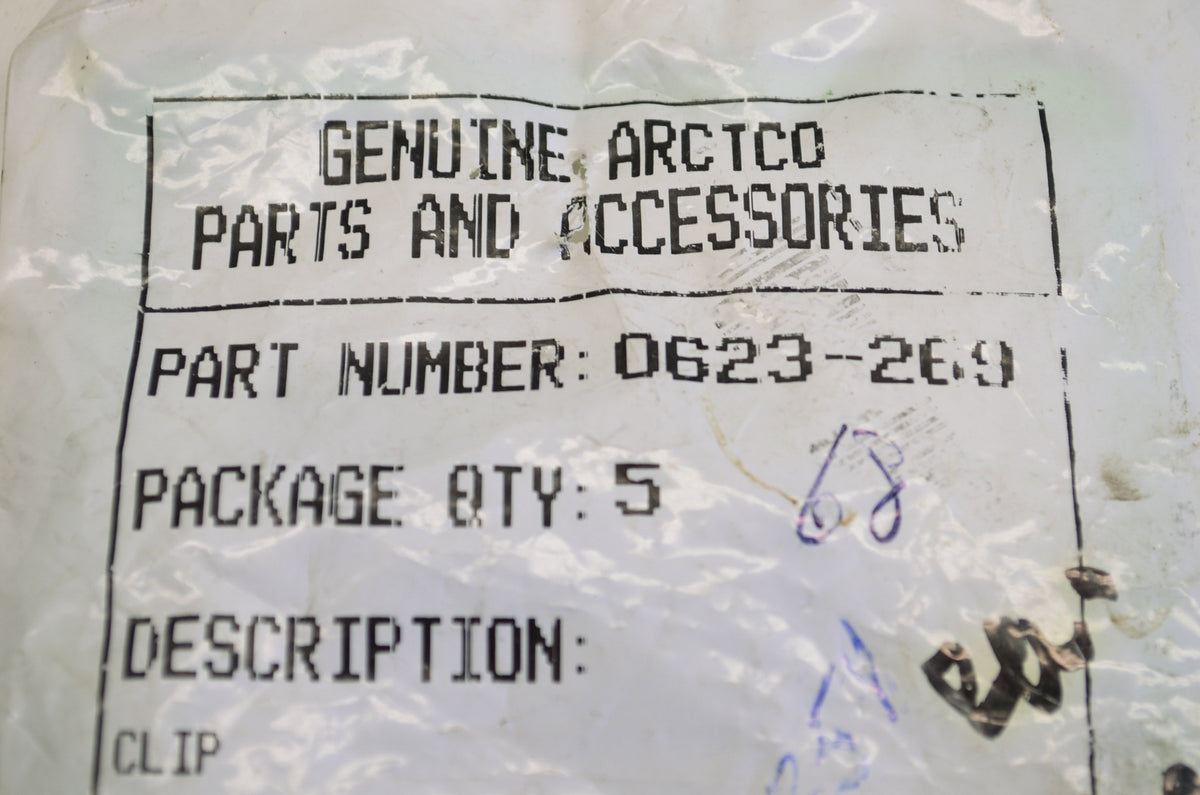 OEM Arctic Cat 0623-269 Christmas Tree Clip Qty 5 NOS