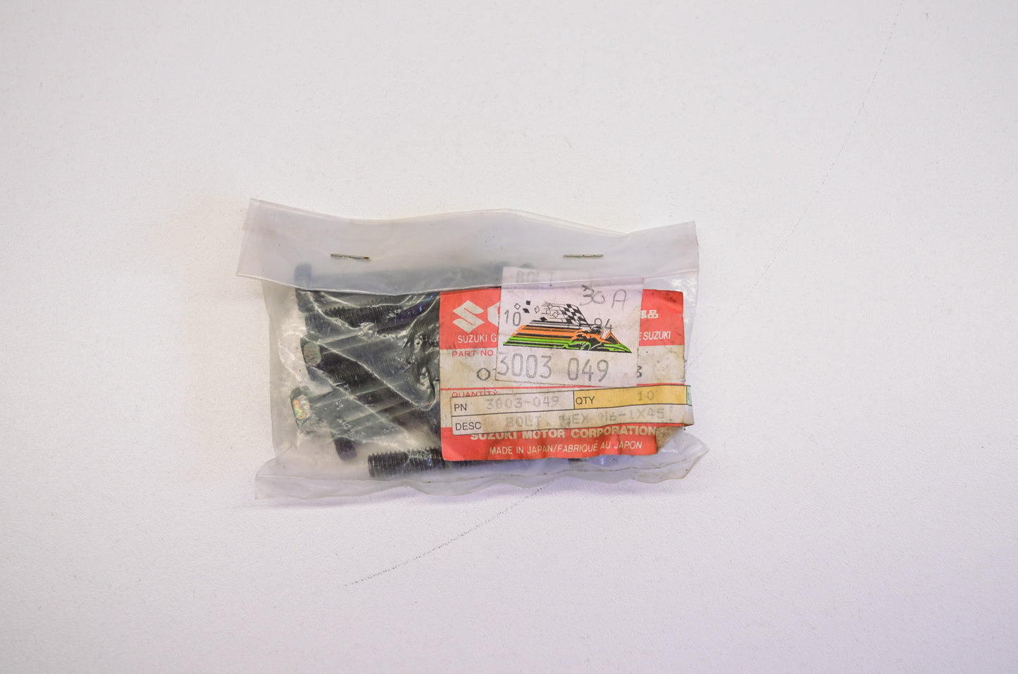 OEM Arctic Cat 3003-049 Hex Bolt M6-1X45 Qty 10 NOS
