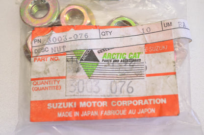 OEM Arctic Cat 3003-076 Inter Cooler Nut Qty 8 NOS