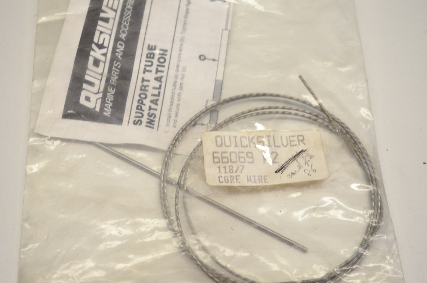 OEM Mercury 38399A2 Core Wire and Guide Tube NOS