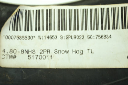New Carlisle 4 80 X 8 NHS Tire NOS