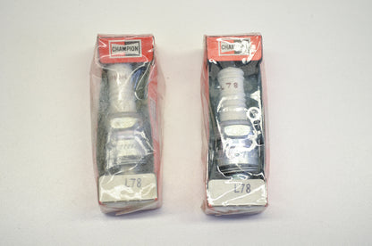 New Champion L78 Spark Plugs Qty 2 NOS