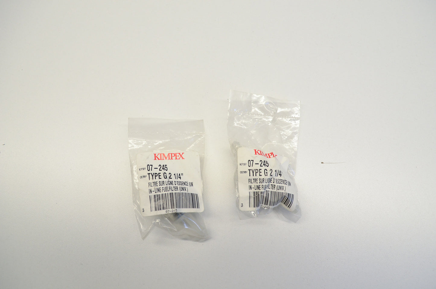 New Kimpex 07-245 Fuel Filter 1/4' Qty 2 Arctic Cat Mountain Pantera Thundercat