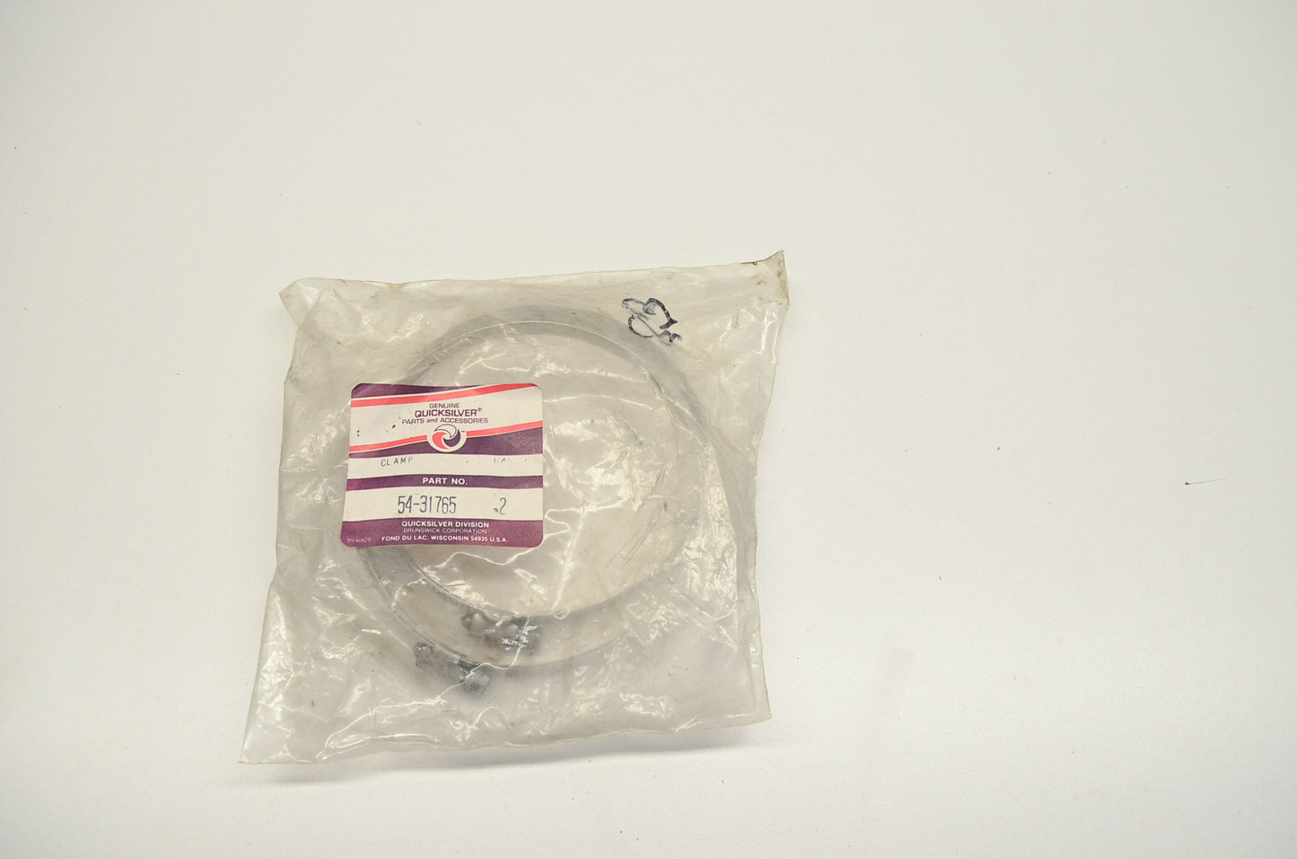 New OEM Mercury Exhaust bellows clamps Qty 2 Mercruiser Racing Sterndrive NOS