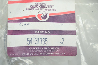 New OEM Mercury Exhaust bellows clamps Qty 2 Mercruiser Racing Sterndrive NOS