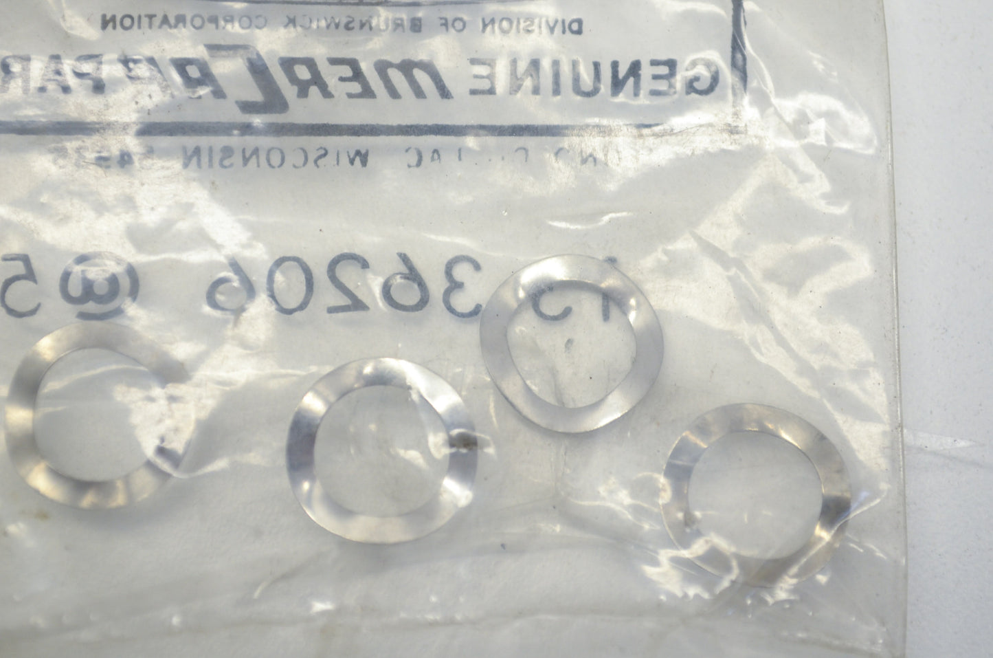 New OEM Mercury Wave Washers Qty 3 Mariner Motorguide NOS