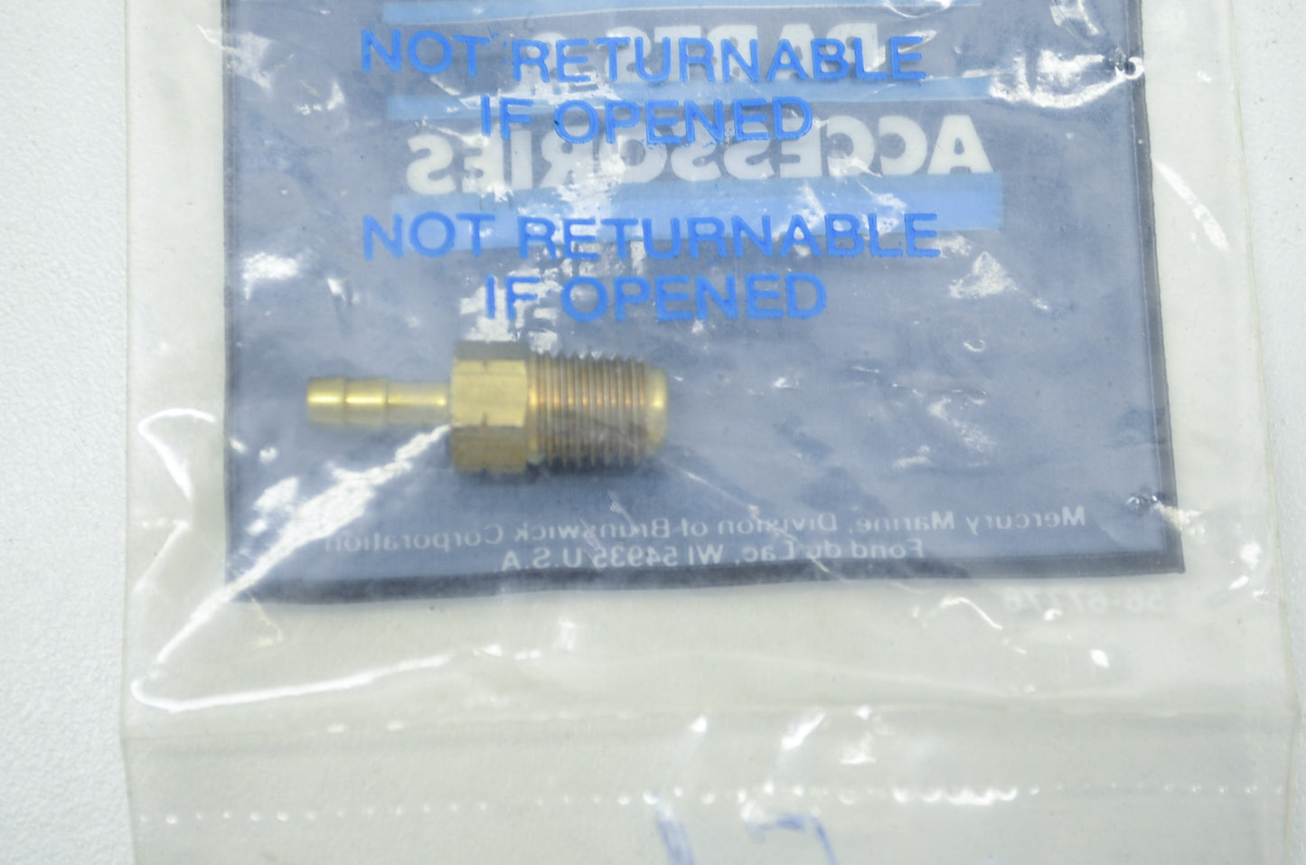 New OEM Mercury Check Valve Mariner Force Jet Outboard NOS