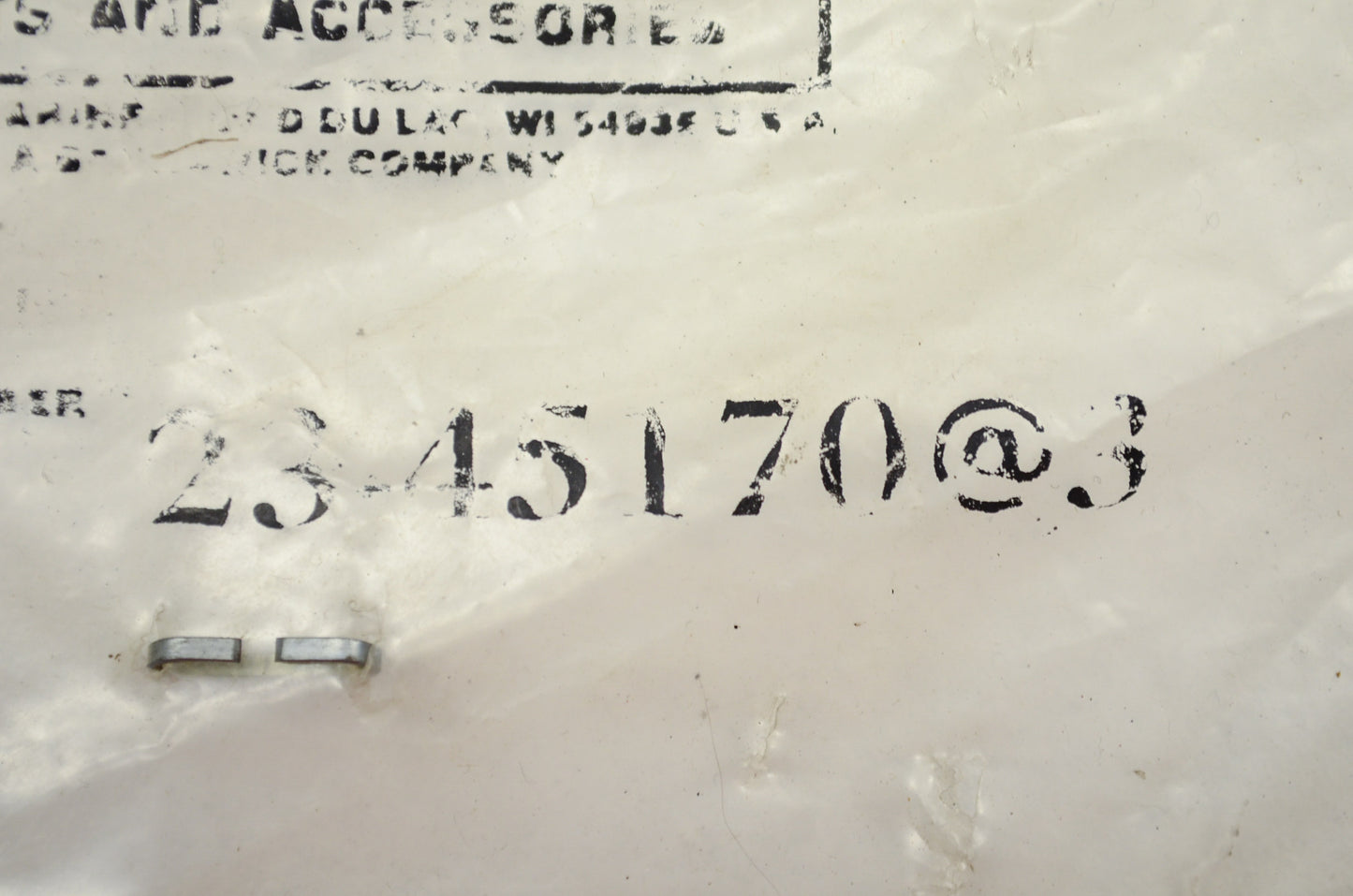 New OEM Mercury Guide Tube Water Inlet 20 200 NOS